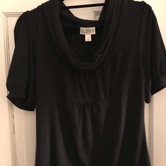 Ann Taylor Loft Red, White and Black Top Size M - Picture 2 of 2